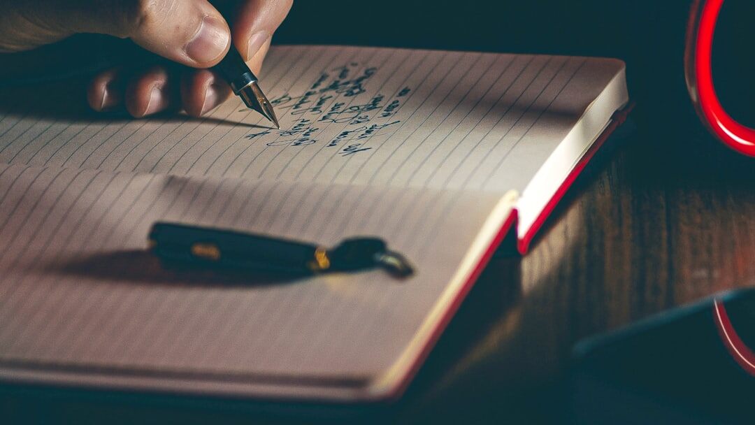 writer brainstorming ideas
